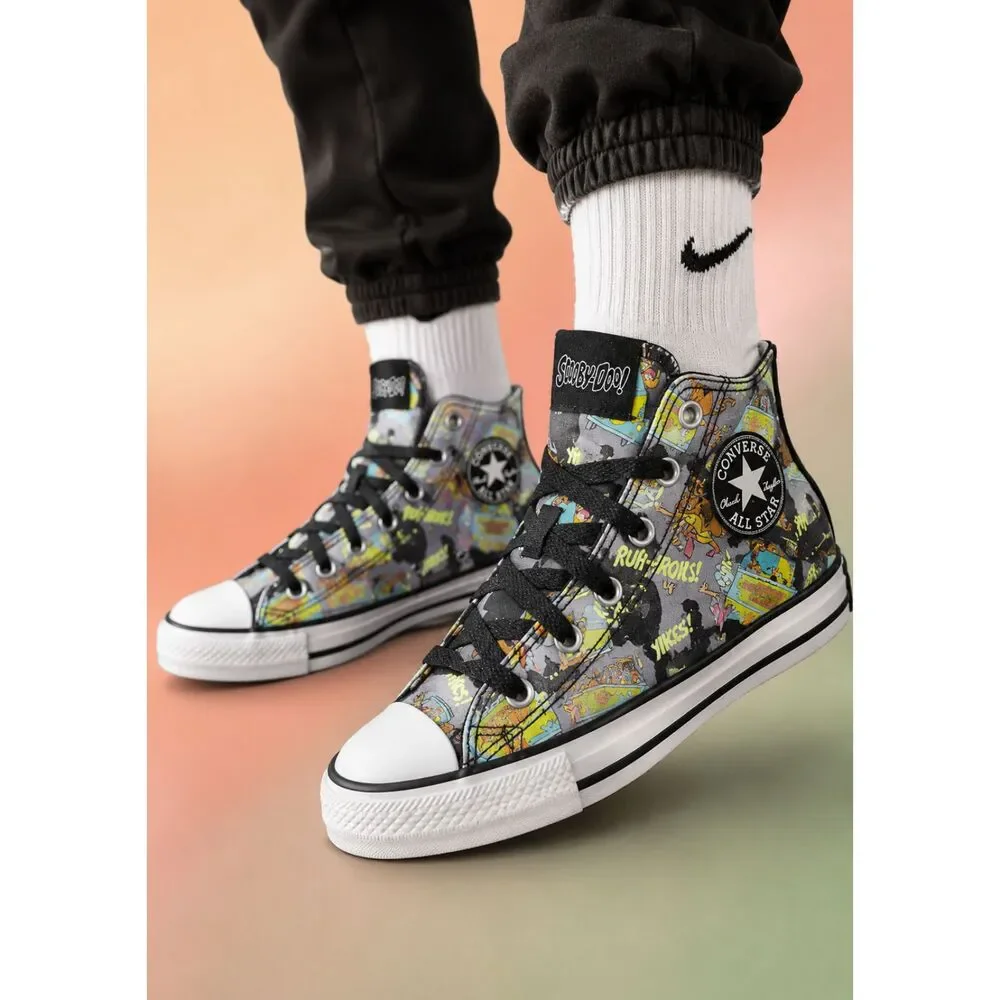 Converse x Scooby-Doo Chuck Taylor All Star High Tops Youth 1 Gray